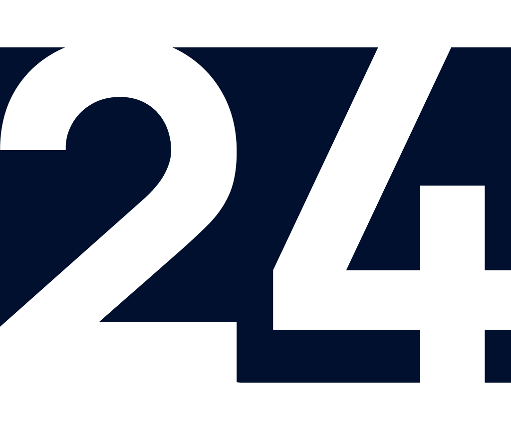 24 blau